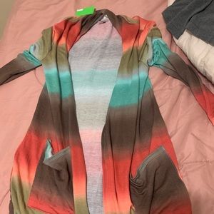 Soft and flowly long sleeve cardigan